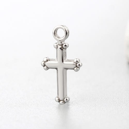 925 sterling silver delicate corss charms
