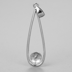 925 sterling silver pearl pendant mountings