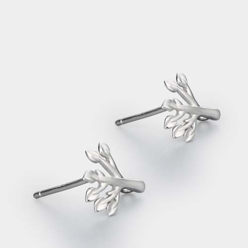 925 sterling silver tree  earring studs
