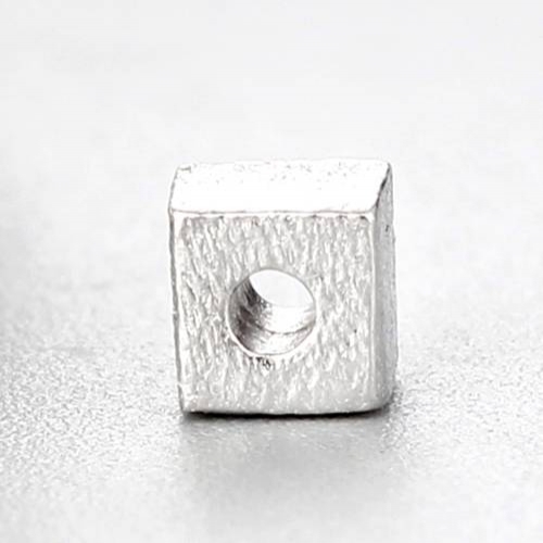 925 sterling silver diy rough cube beads