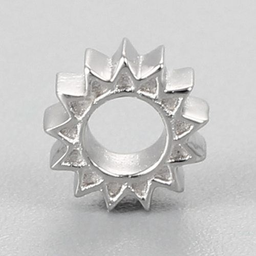 925 sterling silver hollow sun shine charms