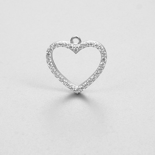 925 sterling silver heart charms