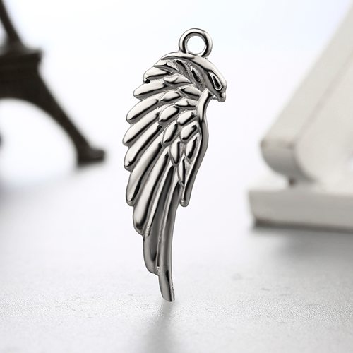 925 sterling silver simple wing charms