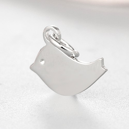 925 sterling silver cute bird charms