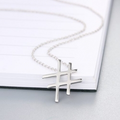 925 sterling silver # pound sign charm pendant necklaces