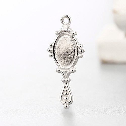 925 sterling silver unique mirror charms