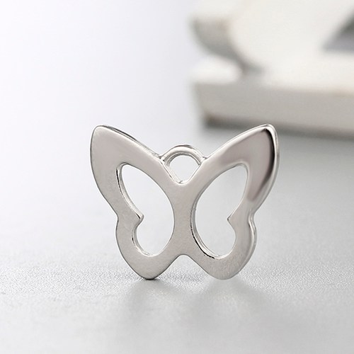 925 sterling silver hollow butterfly charms