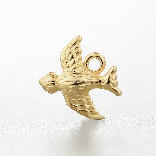 925 sterling silver gold plating eagle charms