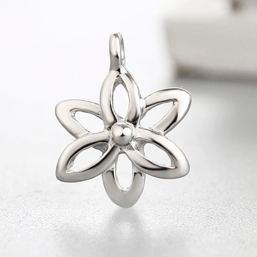 925 sterling silver hot sale flower charms