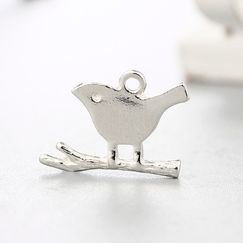 925 sterling silver bird charms