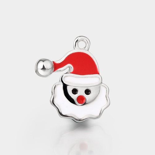925 sterling silver Santa Claus pendant charms