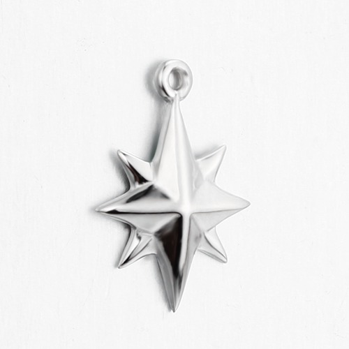 925 sterling silver star pendant charms