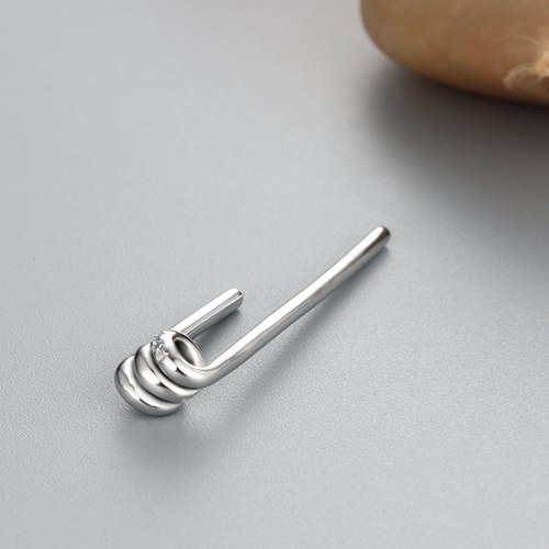 925 sterling silver spiral tube pendant charm