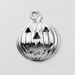 925 sterling silver Halloween pumpkin pendant charms