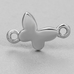 925 sterling silver plain butterfly charms