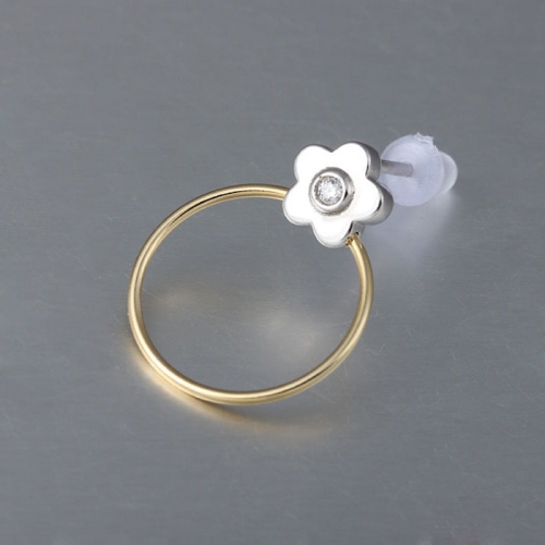 925 sterling silver flower ring earrings