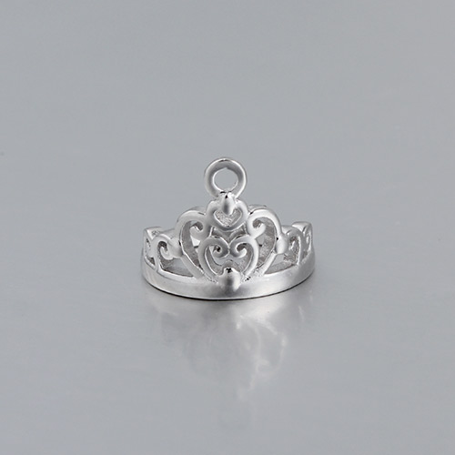925 sterling silver crown charm