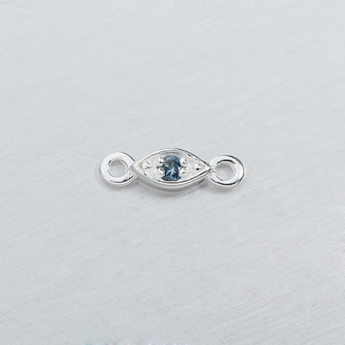 925 sterling silver gemstone oval connectors