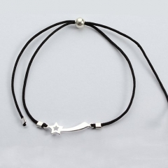 925 sterling silver meteor cord bracelet