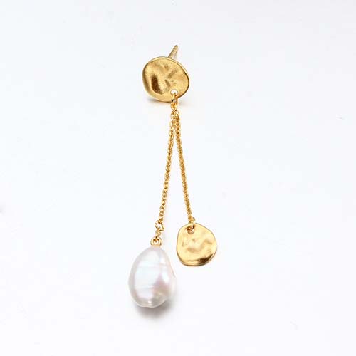 925 sterling silver siviglia baroque pearl earrings