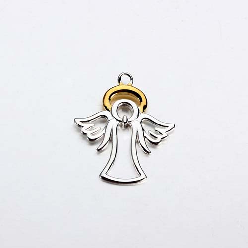 925 sterling silver guardian angel charm -20mm