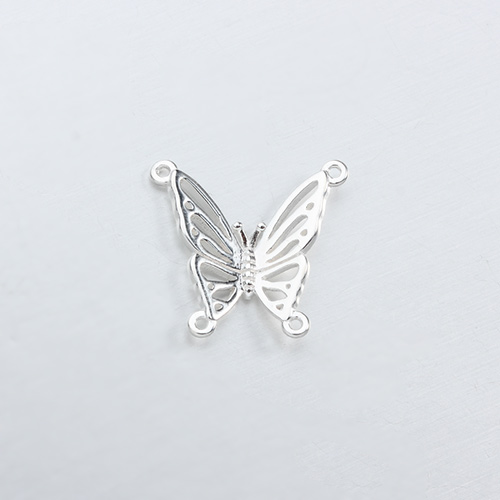 925 sterling silver butterfly connector charm