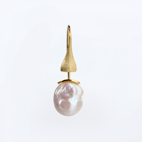 Renfook 925 sterling silver baroque pearl earring hook 2019