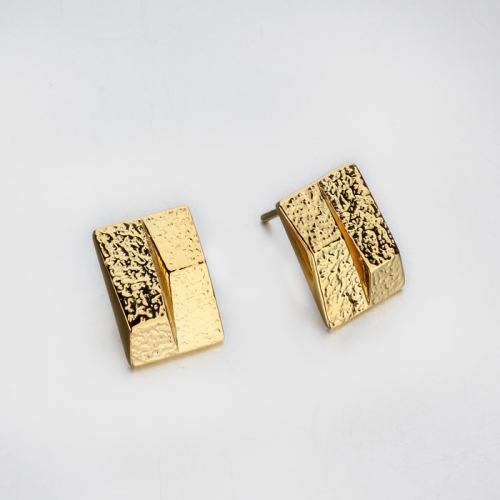 Renfook 925 sterling silver rectangle earrings jewelry 2019