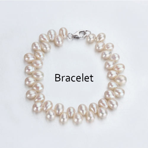 Renfook 925 sterling silver freshwater pearl unique design bracelet