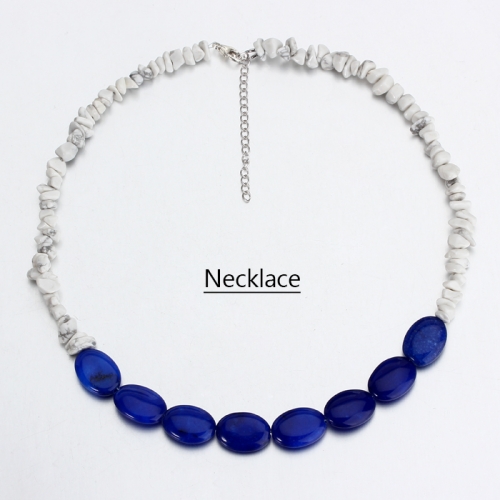 Renfook 925 sterling silver lapis lazuli and turquoise necklace