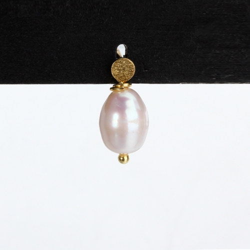 Renfook 925 sterling silver freshwater pearl stud earrings for women