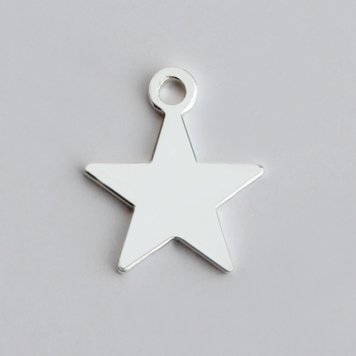 925 sterling silver small size star charm jewelry findings