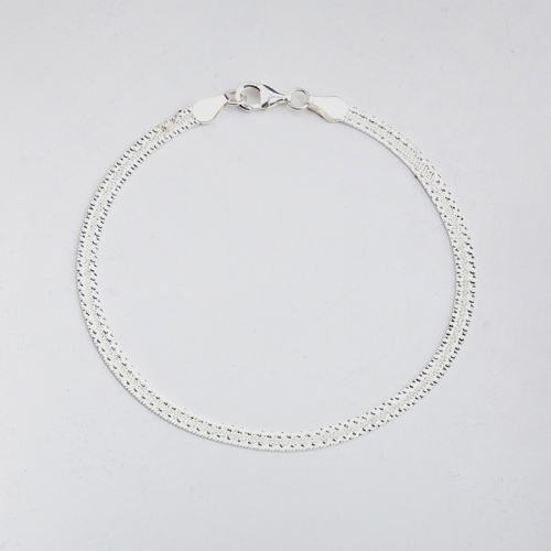 925 sterling silver magic chain with design couple bracelet