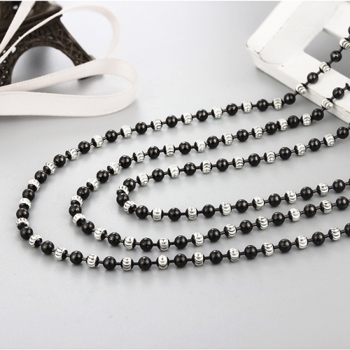 925 sterling silver beads chain necklaces