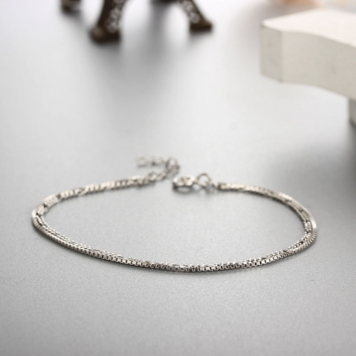 925 sterling silver wholesale double layers bracelets