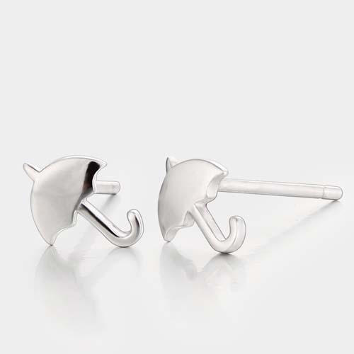 925 sterling silver umbrella stud earrings for ladies