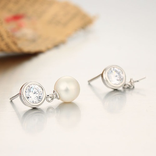 925 sterling silver pearl earring mountings
