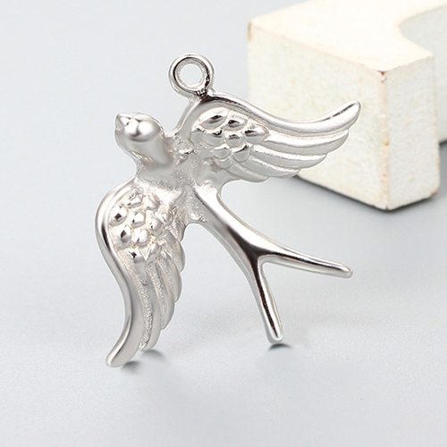 925 sterling silver swallow charms