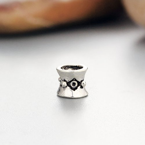 925 sterling silver tube beads for DIY