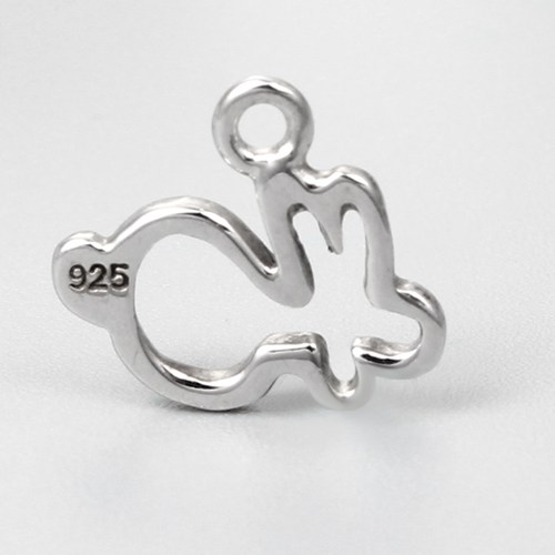 925 sterling silver rabbit charms