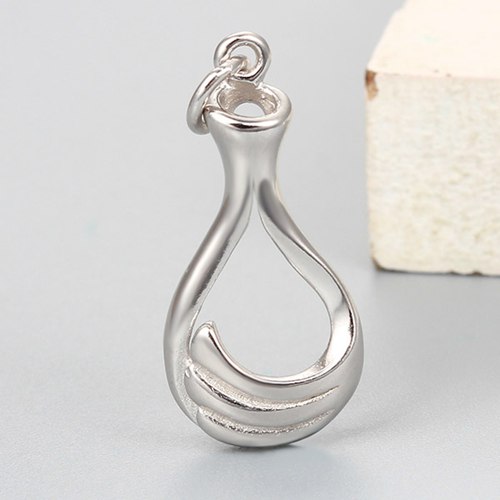 925 sterling silver hollow bottle charms