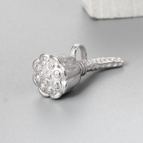925 sterling silver cubic zirconia lotus charms 