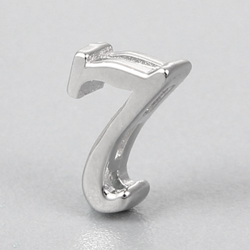 925 sterling silver nember 7 charms
