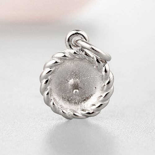 925 sterling silver single sun shaped round charms