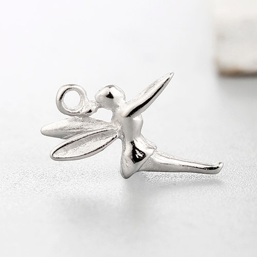 925 sterling silver simple angel charms