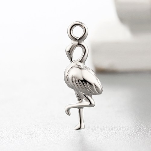 925 sterling silver simple cranes charms