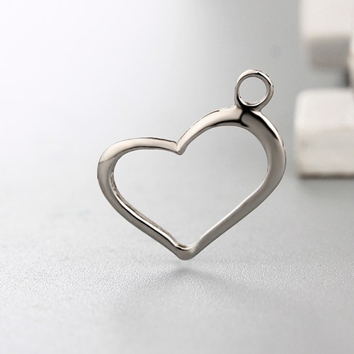 925 sterling silver lovely heart charms