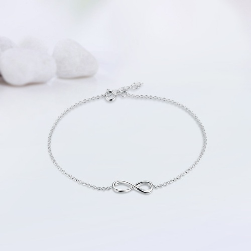 925 sterling silver infinity charm bracelets