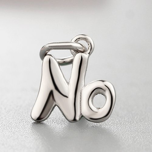 925 sterling silver unique letter charms