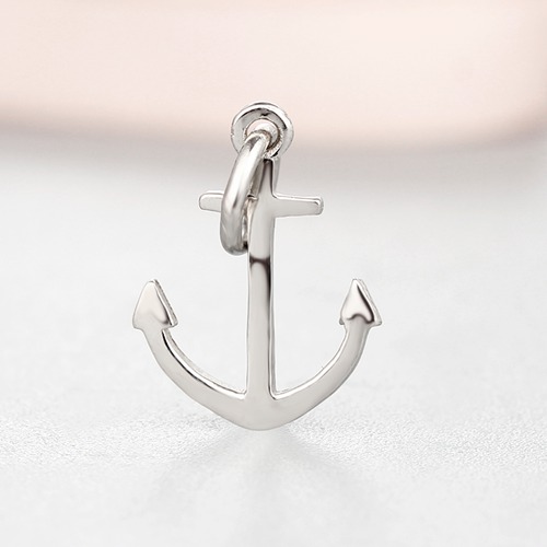 925 sterling silver anchor shape charms